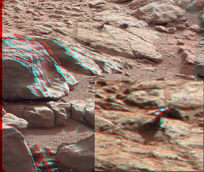 Странная штука с Марса в 3D