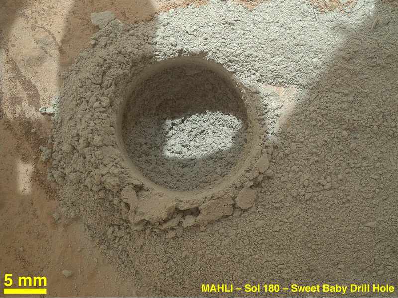 Марсоход НАСА Curiosity - mini-drill