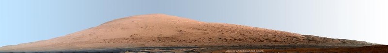 Панорама из кратера Гейла