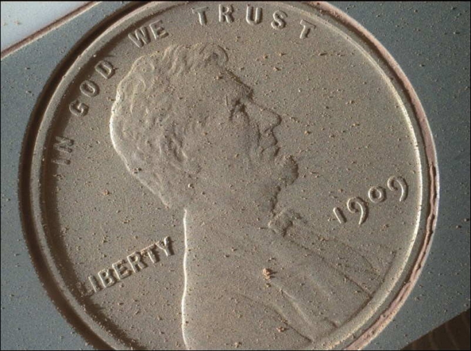 Монета на Марсе