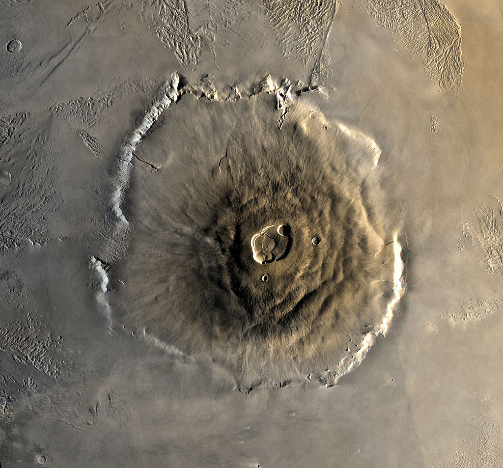 Гора Олимп Источник: NASA