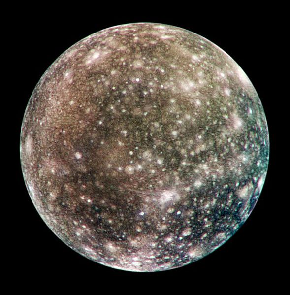 Каллисто глазами аппарата "Галилео" Источник: NASA